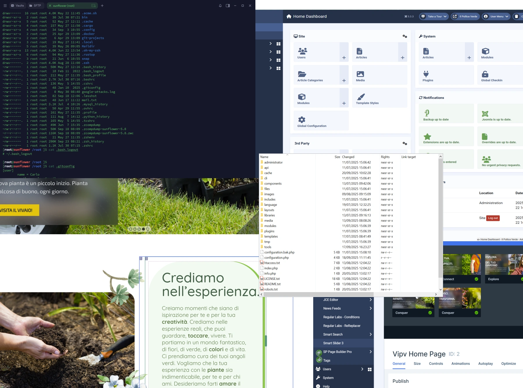 Dietro le quinte: mani, strumenti e pazienza intrecciati in un’unica officina digitale: Un grazie scritto tra le righe, a chi ha messo mani - Vivai Il pollice Verde, Asti